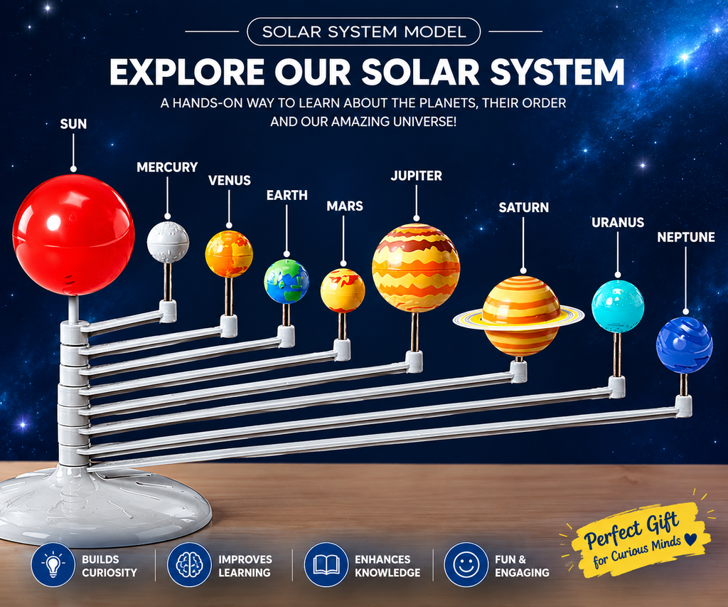 3D Solar System Planet Model | Educational Learning Toy for Kids