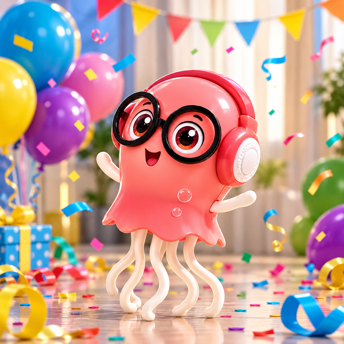 Cute Dancing Jellyfish – Musical Light-Up Toy with Auto Movement for Kids