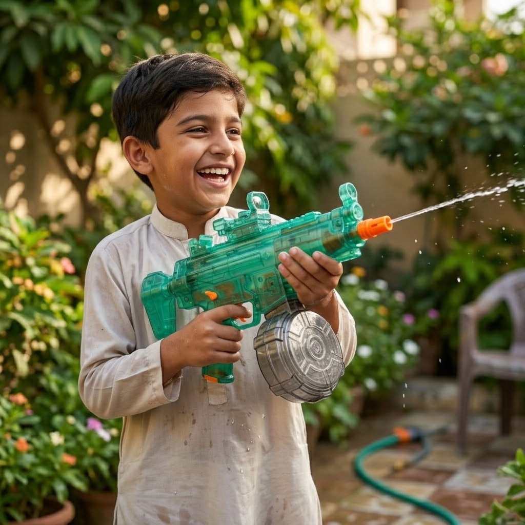 Electric Water Gun MP5 | 450ml Automatic Rechargeable Water Blaster