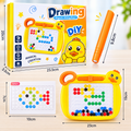 Duck Magnetic Drawing Board – DIY Magical Creation Bead Art Set for Kids