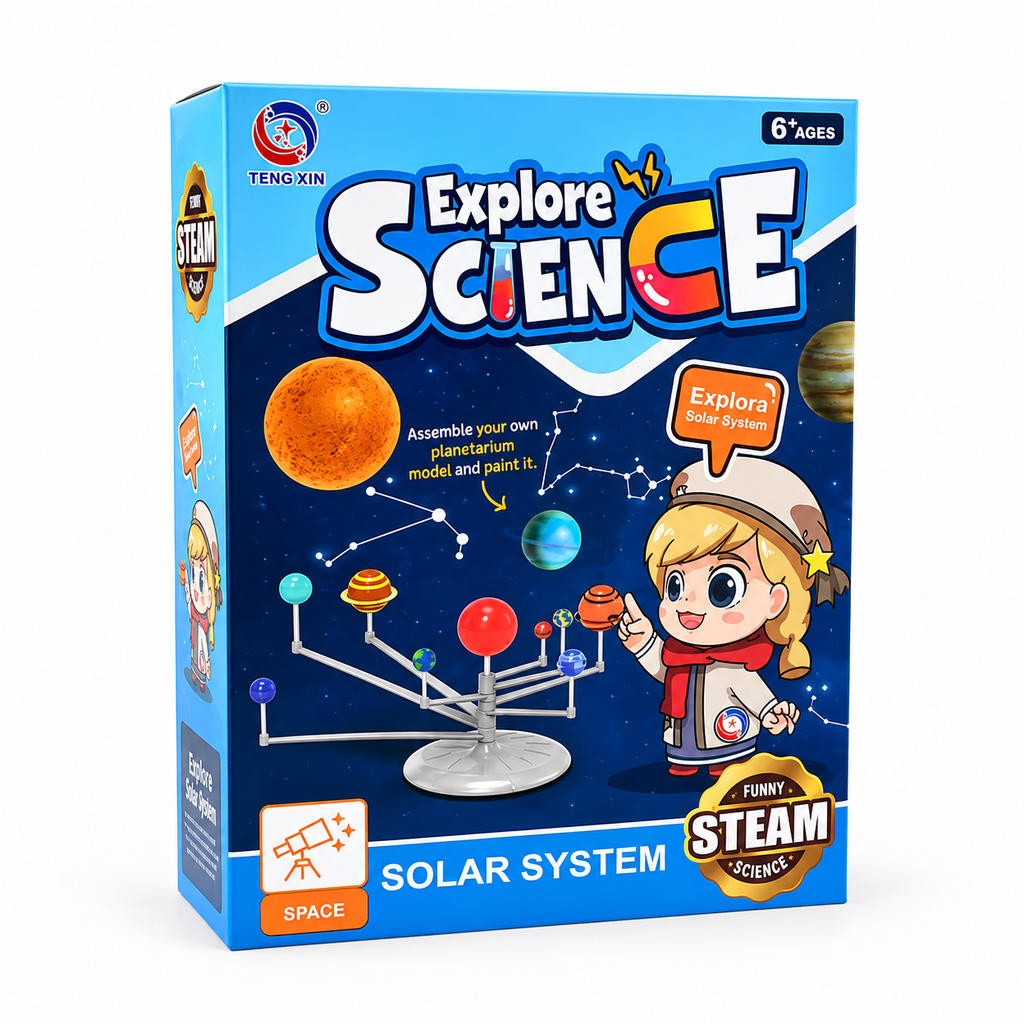 3D Solar System Planet Model | Educational Learning Toy for Kids