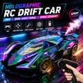 Holographic RC Drift Car – 4WD Remote Control Racing Car with LED Lights, Spray Effect & Drift Tires