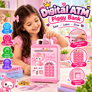 Digital ATM Piggy Bank for Kids | Electronic Money Saving Toy Pakistan