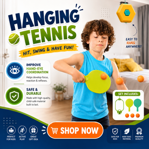 Hanging Table Tennis Set for Kids | Door Frame Ping Pong Game | Indoor Sports Toy