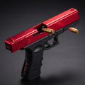 Realistic Glock 18 Style Soft Dart Blaster Toy Pistol (Red/Black & Blue/Silver) – Foam Dart Gun with Magazines