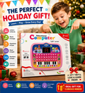 Kids Educational Computer Toy with LED Screen – ABC, 123, Music, Piano & Learning Games