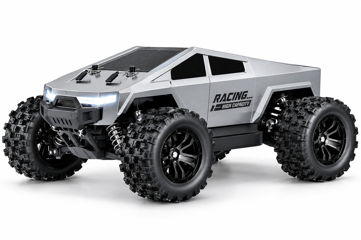 RC Racing Off-Road Truck 4WD – 2.4GHz High-Speed Remote Control Car with LED Lights & Oil-Filled Shocks