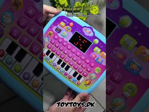 Kids Educational Computer Toy with LED Screen – ABC, 123, Music, Piano & Learning Games