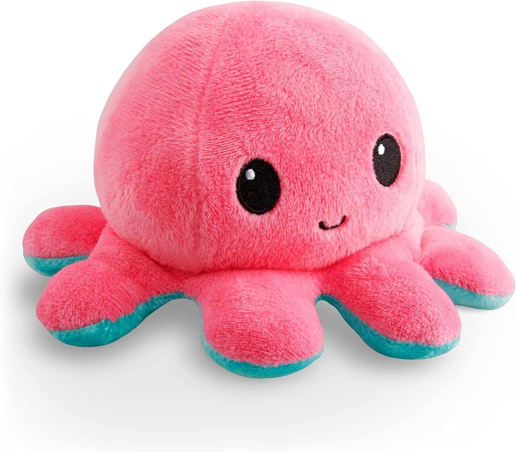 Reversible Flip Octopus Plush Toy – Mood Changer Soft Stuffed Toy for Kids | Double-Sided Octopus Plushie